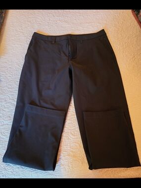lululemon athletica Men's Black Dress Pants - Straight Fit